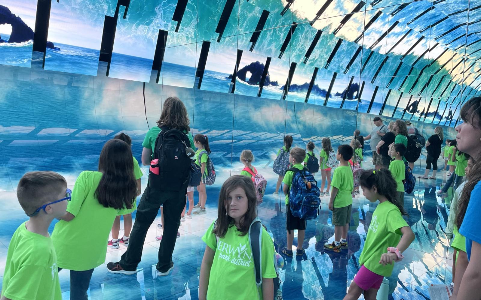 Summer Campers on a field trip