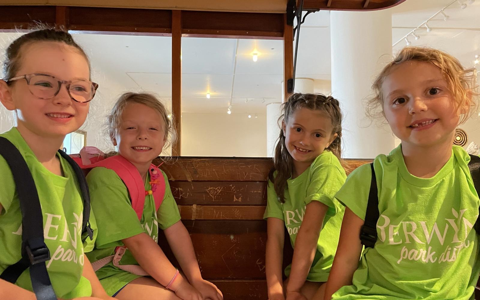 Berwyn Park District Campers on a field trip