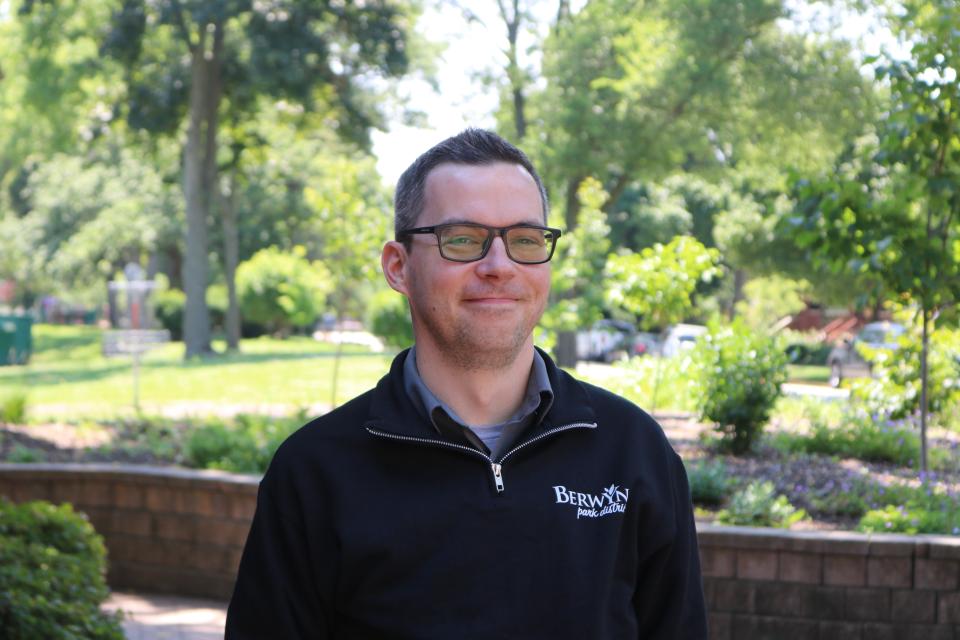 Portrait of Berwyn Park District Customer Service Coordinator Charles Somerville